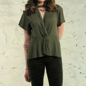Free People Just A Twist Shirt